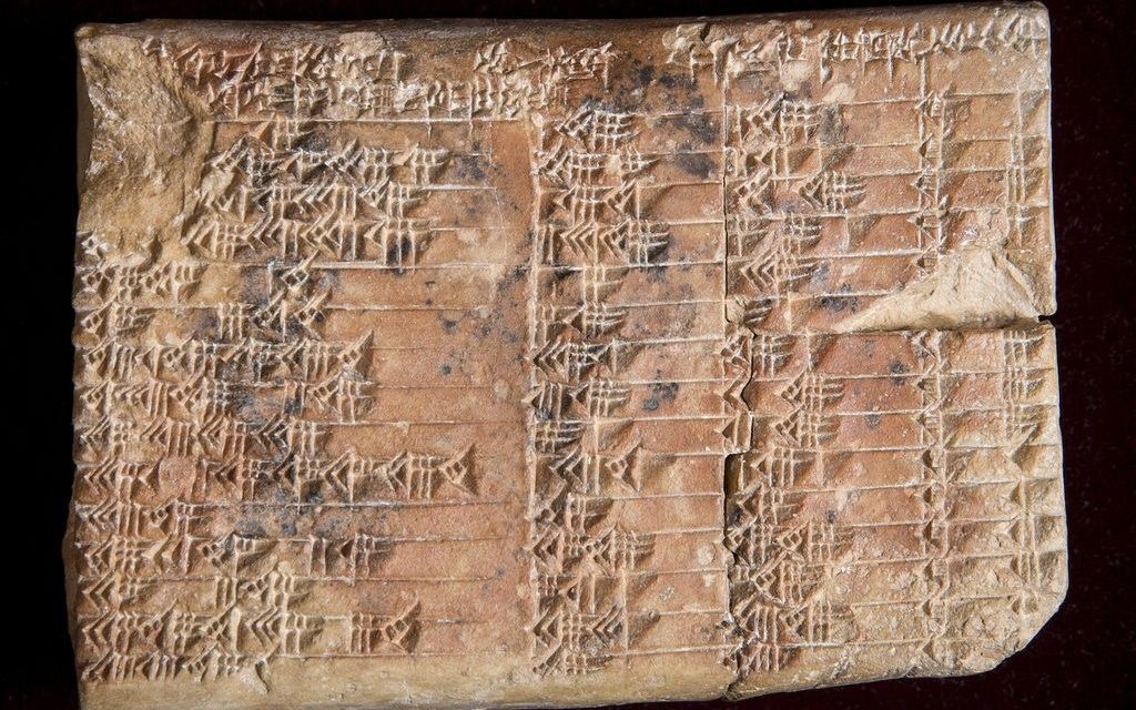 Tableta babilónica más de 3.700 años Saben el significado de este misterio