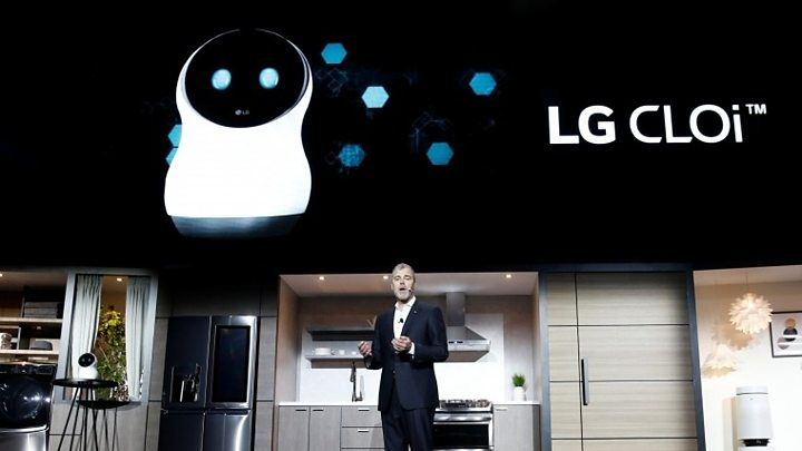 Un robot arruinó la presentación de LG en la feria de tecnología